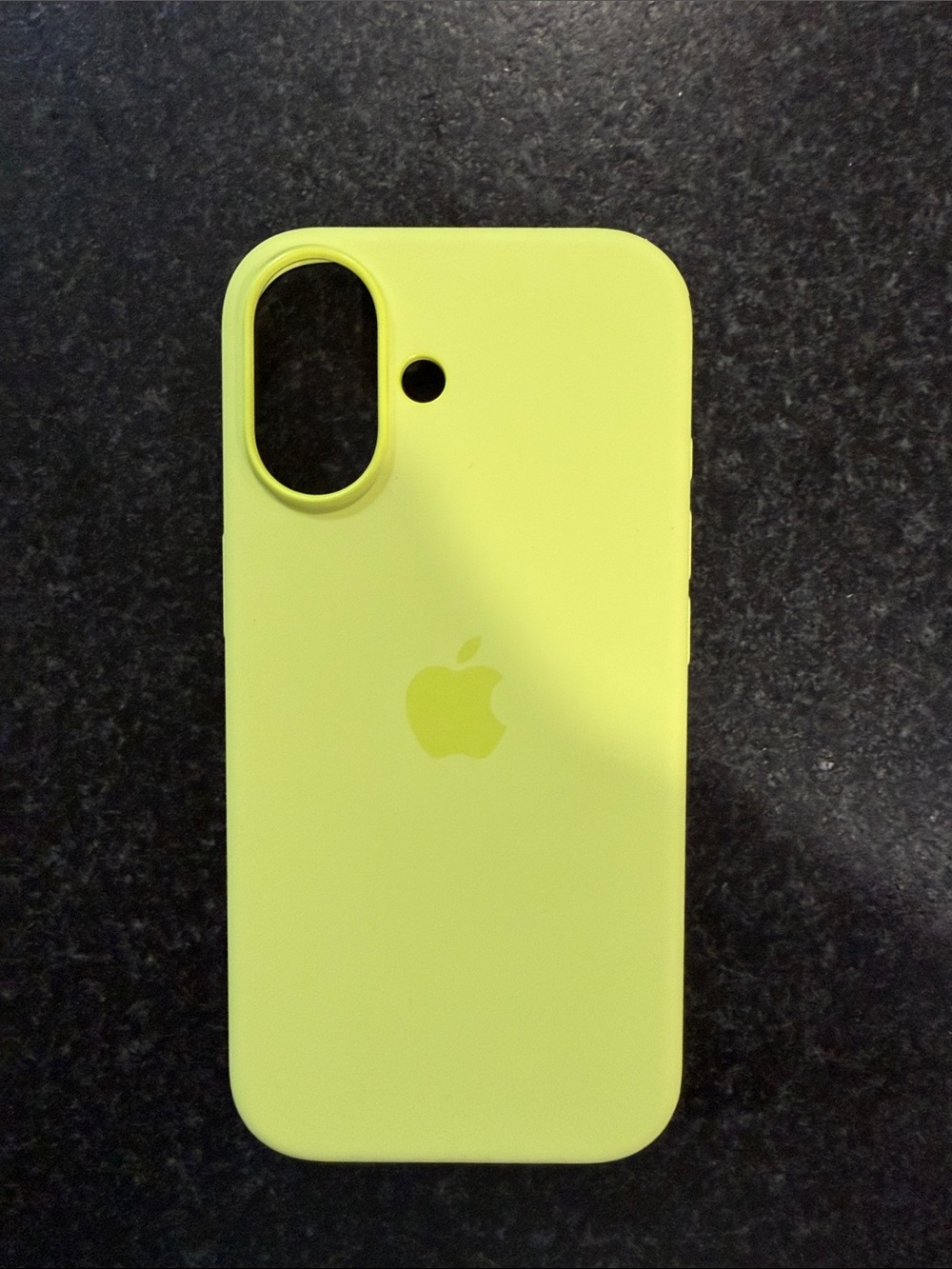 iPhone 17 Apple Yellow Silicone iPhone Case - Smooth Soft-Touch Cover